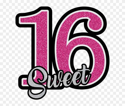 Sweet Sixteen Event - Sweet 16 Clipart #735174 Tiktok Topper, Blackpink Birthday, Number Topper, Sweet Sixteen Cakes, Sweet 17, Letter To My Daughter, Happy Birthday Printable, Sweet 16 Cakes, Birthday Cake Topper Printable