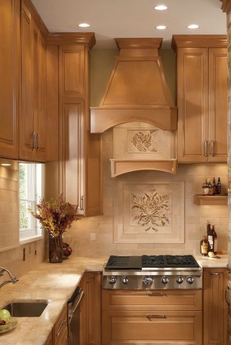 - Maple cabinets
- Backsplash ideas
- Kitchen design
- Interior inspiration Golden Maple Kitchen Cabinets, Kitchen Backsplash With Maple Cabinets, Cream And Wood Kitchen Cabinets, Kitchen Backsplash Ideas Wood Cabinets, Maple Cabinets Backsplash, Cabinet Backsplash Ideas, Kitchen Backsplash Ideas With Oak Cabinets, Cream And Wood Kitchen, Dark Stained Cabinets