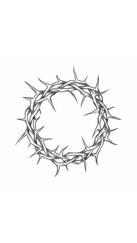 Piece Work Tattoos, Crown Of Thorns Elbow Tattoo, Thorn Tattoo Men, Crown Of Thrones Tattoo, Crown Of Thorns Tattoo Women, Jesus Thorn Crown Tattoo, Jesus Crown Of Thorns Tattoo, Crown Of Thorns Drawing, Upside Down Cross Tattoo