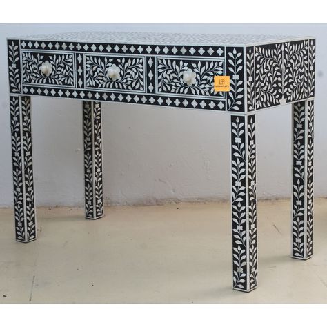 Industrial Console Table, Industrial Console, Industrial Console Tables, Handmade Mirror, Bone Inlay Furniture, Crushed Diamonds, Inlay Furniture, Furniture Packages, Resin Supplies