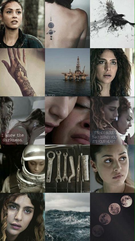 Sea Mechanic Luna The 100, Sea Mechanic, The 100 Grounders, The 100 Raven, Nadia Hilker, The 100 Poster, Raven Reyes, Bowls Pottery, 100 Aesthetic