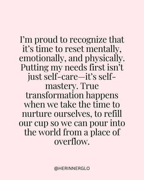 If I’m being totally honest… I know a huge up-level is coming for me. & to step into it fully, I’m giving myself the gift of time—a mental, emotional, and physical reset. We often forget that true growth requires slowing down and reconnecting with ourselves. If you’ve been feeling the nudge to pause, reset, and reflect on your own journey, now is the perfect time. My Becoming Her Journal is designed to guide you through powerful self-reflection, helping you tap into the next level ver... Stop And Rest Quote, I Need A Reset Quote, Rest Reset Refocus Quotes, Disappear And Reset, Life Reset Quotes, Becoming Her Journal, Refocus Quotes, Restart Quotes, Reset Quotes