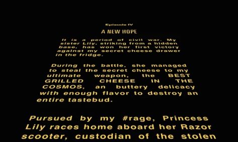 How To Make 'Star Wars' Opening Credits With Your Own Words On Them Star Wars Credits, Star Wars Opening, Dynamic Typography, Star Wars Font, Movie Credits, Movie Intro, Geek House, Kinetic Typography, Star Wars Design