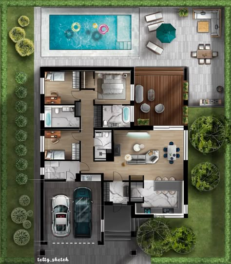 Floor plan house design Living Room Designs Floor Plan, Plan View Architecture, Blueprints House Floor Plans, Layout House Floor Plans, Layout Design Architecture House Plans, Sketch Floor Plan, House Plan Architecture, Sketching Architecture, Architecture Floor Plan