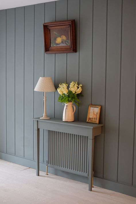 Radiator Love - Heating Up Your Homes In Style Hallway Panelling, Diy Store, Radiator Cover, Elements Of Design, Tongue And Groove, Hallway Decorating, My New Room, Wall Panels, House Painting