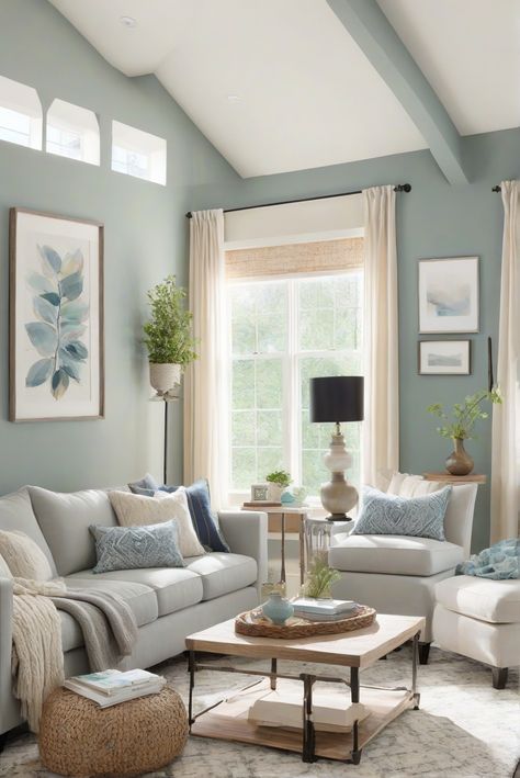 Are you ready to elevate your space with a touch of Majestic Beauty? Dive into the top paint color for 2024, Great Falls (SW 6495), and discover daily interior designer routines to enhance your home décor! #Ad #homedecor #homedesign #wallpaints2024 #Painthome #interiorarchitecture Wall Colors Green Living Room Colors Bright Living Room Colors Apartment Renovation Living room Remodeling Modern Paint Colors 2024 Living Room Paint Sherwin Williams Color Ideas, Living Room Color Scheme Ideas Bright, 2 Tone Living Room Walls Paint Colors, Bright Paint Colors For Living Room, Interior Design Living Room Colors, Living Room Paint Color Ideas Blue, Living Room Walls Paint Colors, Small Living Room Colors, Living Room Decor Color Schemes