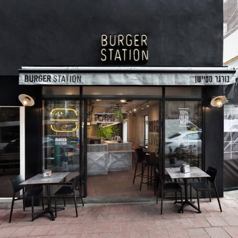 » BURGER STATION Burger Restaurant Design, Burger Station, Burger Store, Burger Place, Burger Ideas, Hamburger Restaurant, Resturant Design, Food Hamburger, Small Restaurant Design