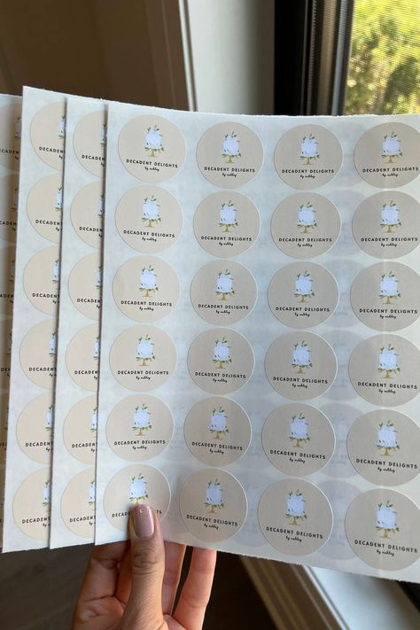 Sticker For Small Business, Logo Stickers Packaging, Round Packaging, Envelope Labels, Logo Stickers, Wholesale Packaging, Business Packaging, Small Business Packaging, Round Labels