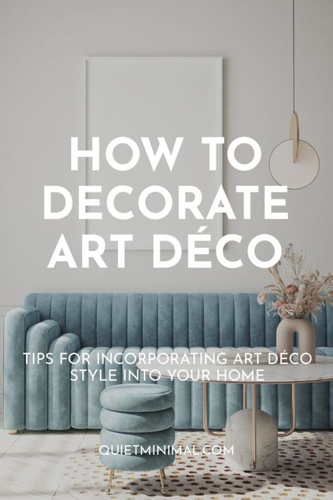 how to decorate art deco Light Art Deco Interior, Art Deco White Interior, Minimal Art Deco Interior, Art Deco Scandinavian Interior, Art Nuevo Interior, Deco Art Deco, Green Space Aesthetic, Art Deco Interior Design Modern, Art Deco Home Interior