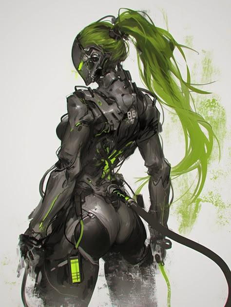 Cyberpunk Character Art Female, Cyberpunk Character Art, Cyberpunk Female, Futuristic Armour, Cyberpunk Clothes, Sci Fi Anime, Sci-fi Armor, Character Design Girl, Female Armor