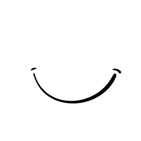 Happiness Icon, Happy Symbol, Smile Line Art, Smile Doodle Art, Smile Doodle, Smile Symbol, Happy Icon, Smiley Face Illustration, Smile Png