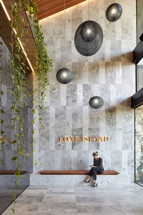 Gallery of Lucent Apartment Building / Plazibat Architects - 14 Entrance Lobby Design Residential, Lobby Design Residential, Building Lobby Design, Building Entrance Lobby, Luxury Lobby Design, Lobby Design Ideas, Green Lobby, Luxury Lobby, Entrance Lobby Design