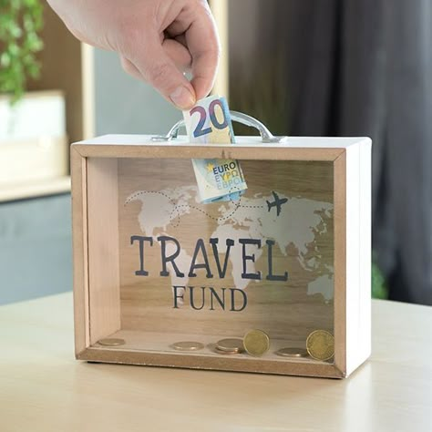 Acrylic Calendar Diy, Ticket Shadow Box, Memory Box Frame, Vacation Fund, Wooden Memory Box, Travel Fund, Money Saving Box, Drinking Gift, Tv Gift