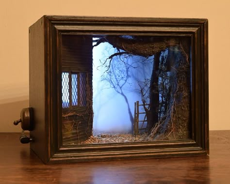 Shadow Box Kunst, Miniature Scenes, Diorama Ideas, Arte Van Gogh, Shadow Box Art, The Art Of Storytelling, Model Maker, Room Boxes, Miniature Rooms