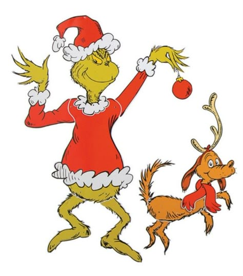 The Grinch Cartoon, Max From The Grinch, Grinch Cartoon, Character Cutouts, Grinch Drawing, Grinch Characters, Grinch Images, Christmas Window Painting, Christmas Cutouts