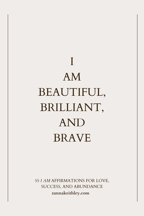 I Am Brilliant, I Am Consistent, I Am Loved Quotes, Powerful Affirmations For Clear Skin, I Am Biblical Affirmations, Self Love Manifest Quotes, I Am Feminine, I Am Beautiful Affirmations Aesthetic, I Am Irresistible Affirmation