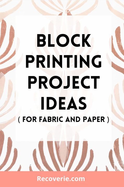 Thinking about getting into block printing but looking for a little inspiration? You’re in the right spot. There are a million and one different block printing project ideas you can design, but sometimes it's hard to get started. Click through to read my blog post which I created as a major source of inspiration for your upcoming block printing projects. #blockprintingonfabric #blockprintathome #blockprintingstamps #blockprintedtextiles #handmadefabric Block Print Ideas Design, Embroidery On Block Print, Block Print Designs Free Pattern, Diy Fabric Stamp, Textile Printing Techniques, Block Printing Patterns, Block Print Pattern Design, Block Print Designs Ideas, Hand Block Printed Fabrics