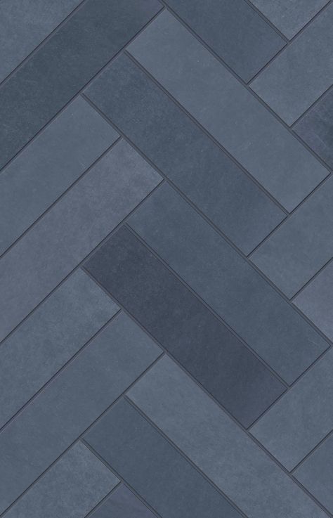 Fibre Cement Slate, Double Herringbone — Architextures Double Herringbone Tile, Blue Herringbone Tile, Double Herringbone, Slate Tiles, Herringbone Texture, Tile Texture, Herringbone Tile, Fiber Cement, Slate Tile