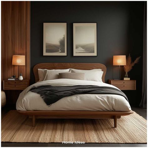 2024 Modern Bedroom Designs: What’s Trending /classy bedroom apartment inspiration /bedroom ideas 
badroom room bedroom ideas living room design room ideas bedroom living room room decor ideas room decor bedroom inspiration room inspo minimalist bedroom bedroom decor bed design home decor ideas home decor interior design bed bedroom design small bedroom ideas good cozy bedroom home room decor bedroom house interior for small room modern luxury bedroom bedroom interior small room design room insp Modern Bedroom With Wooden Bed, Bedroom With Walnut Floors, Male Bedroom Ideas Small Minimalist, Minimalist Masculine Bedroom, Mid Century Modern Interior Design Ideas, Cozy Mid Century Bedroom, Moody Mcm Bedroom, 2 Beds Bedroom, Dark Mid Century Modern Bedroom