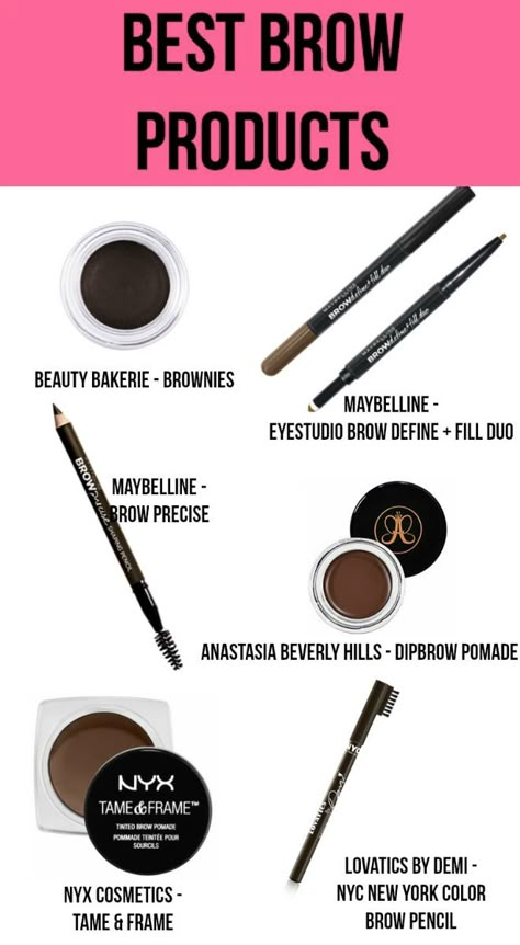 Best Brow Products, Makeup 80s, Eyebrow Makeup Products, Tutorial Eyeliner, Brow Products, Tweezing Eyebrows, Makeup Eyebrows, Alat Makeup, Eyebrows On Fleek