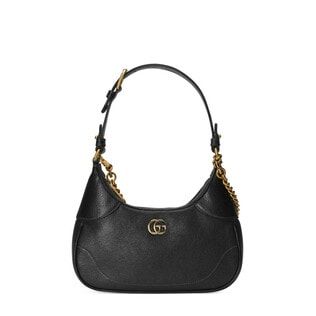 Gucci Bag Black, Handbags Gucci, Womens Designer Bags, Chain Strap Bag, Womens Designer Handbags, Bags Gucci, Round Bag, Designer Shoulder Bags, Small Shoulder Bag