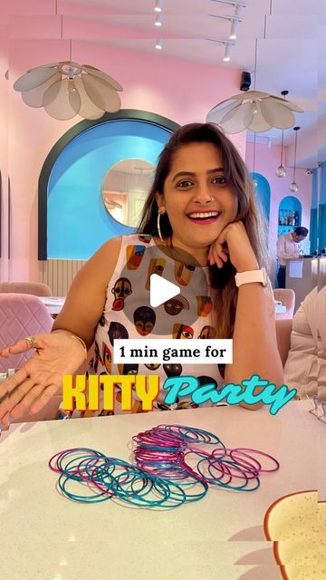 Kin Bathija on Instagram: "Hello lovely ladies 👋

Save this 1 MINUTE GAME for your next KITTY PARTY 🌻

[Kitty Party Games, 1 minute games, Kitty Party Games, Gmes For Fun, Fun Games]

#kittypartygames #kittyparty #1mingames #1minutegame #oneminutegames #kittypartymumbai" Ladies Party Games, 1 Minute Games For Ladies Kitty, Games For Kitty Party Ladies, One Minute Games For Kitty Party, 1 Minute Games, Kitty Games For Ladies Parties, Kitty Party Games For Ladies Funny, 1 Min Games, One Minute Party Games