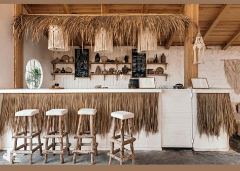 Tiki Bar Ideas For Party, Tiki Bar Ideas Diy, Bar Ideas For Party, Diy Tiki Bar, Bar Ideas Diy, Tiki Bar Ideas, Surf Bar, Barra Bar, Boho Bar