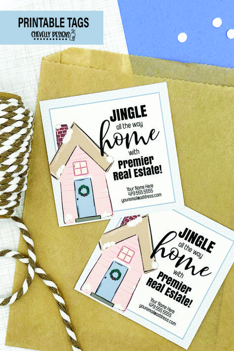 This festive season, charm your clients with our editable "Jingle All The Way Home" Real Estate Christmas Referral Gift by Chevelly Designs. Perfect as a pop-by label or for stepping up your real estate marketing game! Let your business jingle all the way to success. Real Estate Christmas, Classmates Gifts, Home Real Estate, Christmas Pops, Way To Success, Advertising And Marketing, Tags Printable, Work Work Work, Party Favor Tags