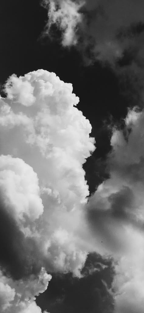 Dark Clouds Aesthetic Wallpaper, Aesthetic Monochrome Wallpaper, Monochrome Wallpaper Iphone, Black Clouds Aesthetic, Pastel Black Aesthetic, Dark Clouds Aesthetic, Clouds Black And White, Monochrome Pictures, Cloud Aesthetic