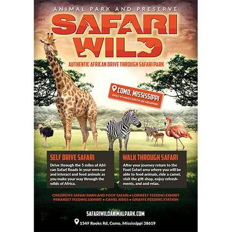 SAFARI PARK Poster Design required #AD, #PARK, #AD, #SAFARI, #Poster, #required Zoo Restaurant, Safari Poster, Restaurant Poster, Travel Poster Design, Safari Park, Self Driving, Fashion Website, Logo Design Contest, Website Templates