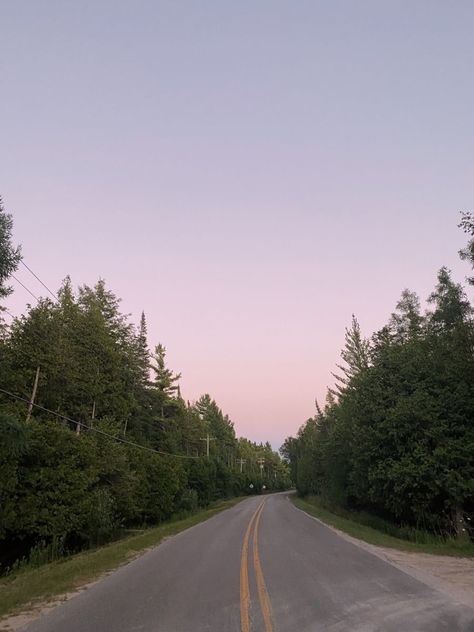 Abandoned Road Aesthetic, Road Trip Michigan, Michigan Road Trip Aesthetic, Summer In Canada Aesthetic, Tom Lake Aesthetic, Summer In Michigan Aesthetic, Michigan Aesthetic Summer, Massachusetts Summer Aesthetic, Summer In Michigan