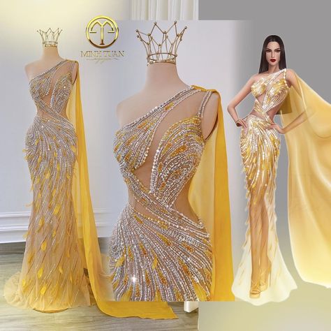 جورج حبيقة, Yellow Evening Gown, Baju Kahwin, Bad Dresses, Western Dresses For Women, Simple Wedding Gowns, Glamour Dress, Evening Gowns Elegant, Pageant Gowns