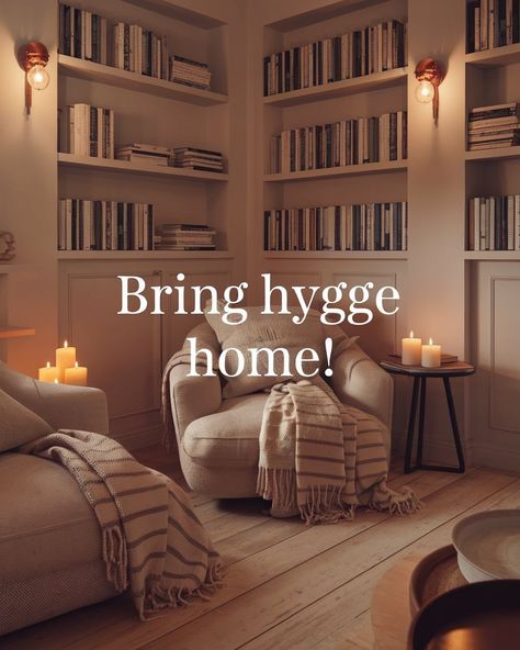 Dreaming of a Cozy Room? ???? Discover the charm of Hygge Living Room ideas to bring warmth and comfort into your space. From soft lighting to touches of Boho Living Room Decor, embrace Hygge Style and create the perfect sanctuary of relaxation today. #gg #homedesigninsider #hyggehomestyle Hooga Home, Swedish Hygge, Cozy Hygge Living Room, Hygge Decor Living Rooms, Hygge Living Room Ideas, Hygge Apartment, 1950s House Interior, Hygge Home Inspiration, Hygge Lighting