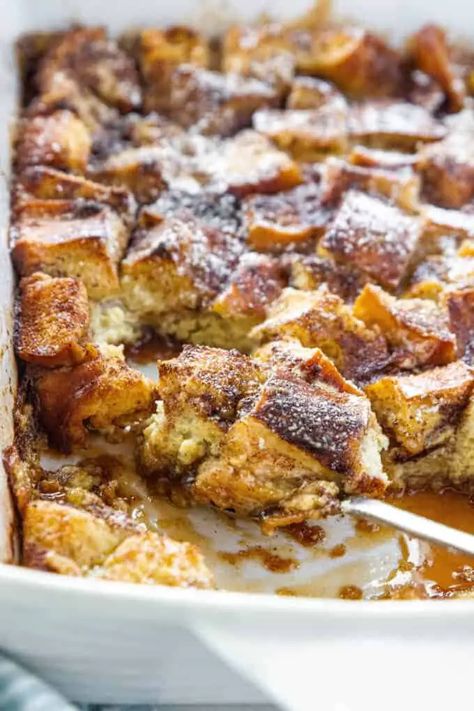 Pioneer Woman French Toast, Kids Casserole, Easy French Toast Casserole, Sausage And Bacon, French Toast Casserole Recipe, Easy French Toast, Easy Breakfast Casserole Recipes, Easy Breakfast Casserole, Breakfast Casserole Recipes