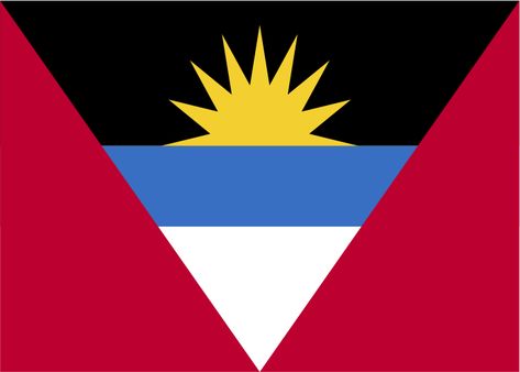 Antigua and Barbuda Every Country Flag, List Of African Countries, Map Directory, Antigua And Barbuda Aesthetic, All Country Flags, Tuvalu Flag, Antigua Flag, Antigua And Barbuda Travel, North Macedonia Flag