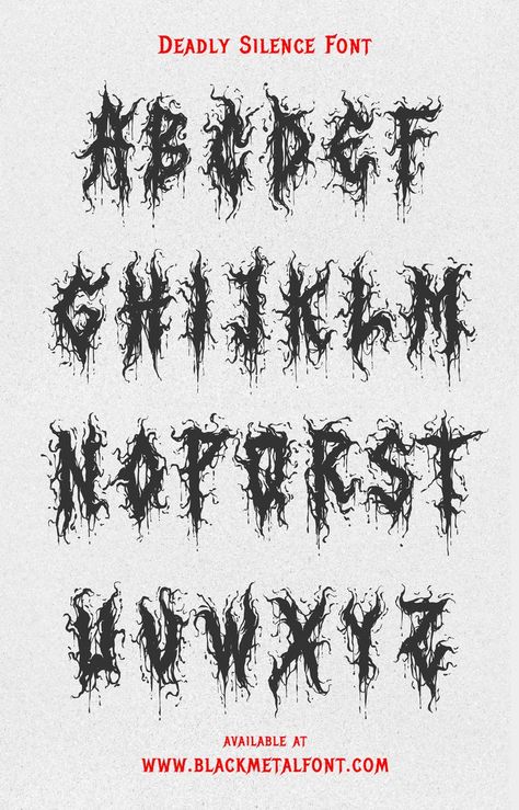 ✅⬆️Download Font ⬆️ CLICK LINK ⬆️  . Heavy Metal Font Alphabet, Alphabet A Tattoo Designs, Heavy Metal Font, Black Metal Font, Brutal Design, Punk Symbols, Font Graffiti, Metal Typography, Tattoo Name Fonts Heavy Metal Font Alphabet, Emo Lettering, Metal Fonts Alphabet, Black Metal Font, Brutal Design, Punk Symbols, Font Graffiti, Metal Typography, Tattoo Name Fonts