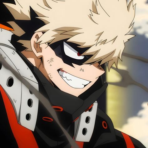 — katsuki bakugo ; icon ; from #myheroacademia ; season 7 Bakugou Season 7, Bakugo Outfit, Bakugou Katsuki Anime, Bakugo Pfp, Bakusquad Fanart Cute, Bakugou Icons, Bakugo Mha, Mha Bakugo, Bakugo Icon