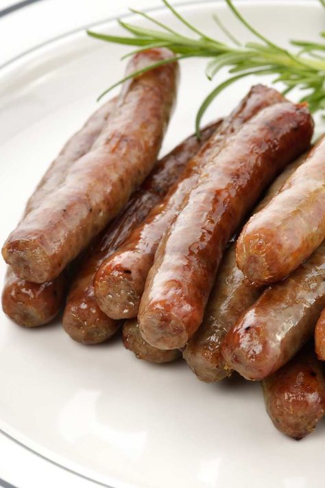 How to Cook Sausage Links - The Quick Journey Link Sausage, Bbq Pork Recipes, Pork Breakfast Sausage, Breakfast Sausage Links, Bacon Sausage, Sausage Links, Ground Sausage, Spicy Sausage, How To Cook Sausage