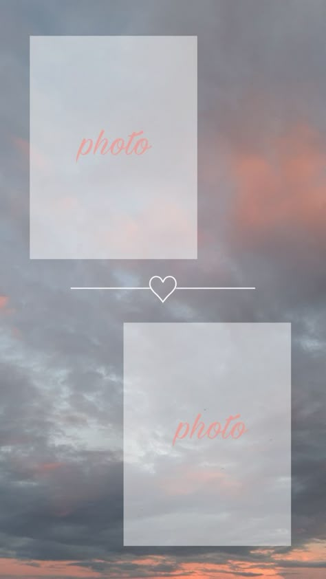 Cute Picture Background, Background Ideas For Instagram Story, Background Wallpaper For Insta Story, Collage Template 2 Photos, Cute Background For Insta Story, Instagram Photo Background Ideas, Cool Background For Instagram Stories, Photos Template Layout, Frame For 2 Photos Instagram