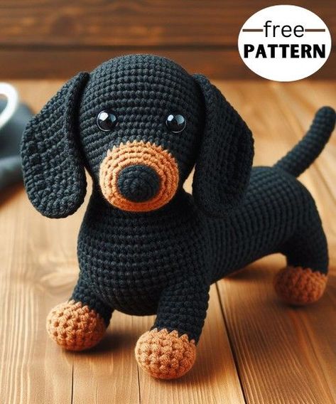 10 Supercute Amigurumi Dog FREE Crochet Patterns! | Swecraftcorner Crochet Dachshund, Do Crafts, Dog Amigurumi, Dog Patterns, Dachshund Pattern, Amigurumi Dog, Crochet Dog Patterns, Advanced Crochet, Crochet Toys Free