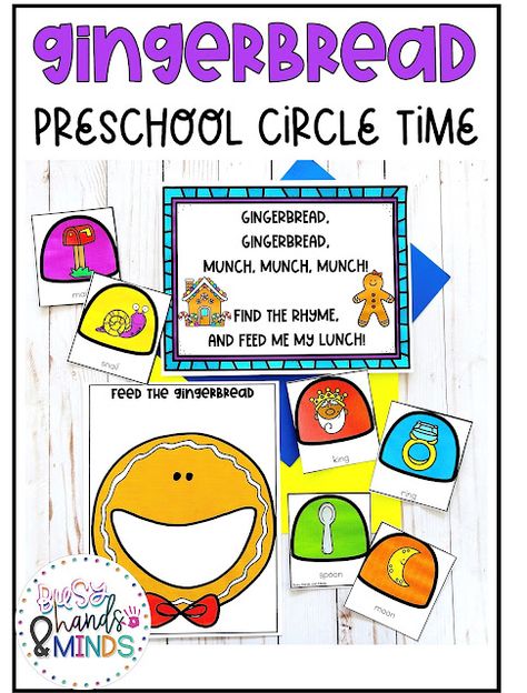 Gingerbread Preschool Circle Time Preschool Games Circle Time, Gingerbread Games For Preschool, Holiday Circle Time Activities, December Circle Time Ideas, Gingerbread Circle Time Activities, Christmas Preschool Circle Time, Christmas Circle Time Games, Christmas Circle Time Activities, Christmas Preschool Ideas