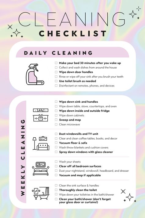 Bedroom Cleaning Routine, 4 Day House Cleaning Schedule, Everyday Cleaning List, Car Cleaning Checklist, Best Home Cleaning Products, Romanticize Cleaning, Cleaning Aesthetic Bedroom, Cleaning Routine For Working Women, Basic Cleaning Checklist