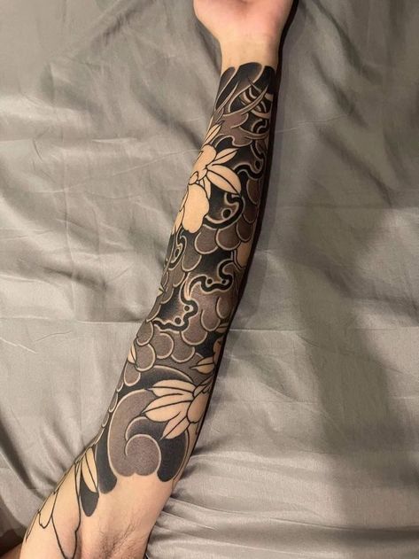 Tato Irezumi, Guerriero Samurai, Mangas Tattoo, Tattoo Japanese Style, Dragon Sleeve Tattoos, Tattoo Background, Full Arm Tattoos, Irezumi Tattoos, Asian Tattoos