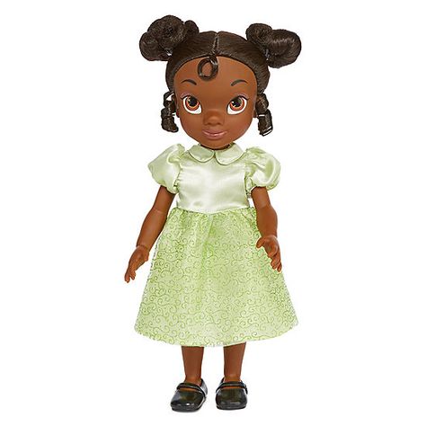 Disney Collection Tiana Toddler Doll Tiana Doll, The Frog Princess, Disney Animators Collection Dolls, Reborn Toddler Girl, Frog Princess, Disney Animators Collection, Barbie Gowns, Reborn Toddler, Princess And The Frog