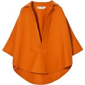 Kimono Sleeve Top, Kimono Shirt, Kimono Blouse, Orange T Shirt, Stitch Shirt, Orange Blouse, Orange Shirt, Jacket Long, Kimono Sleeve