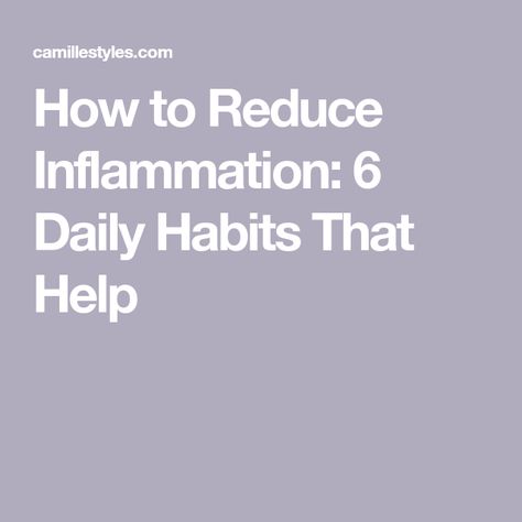 How to Reduce Inflammation: 6 Daily Habits That Help How To Reduce Inflammation On Face, Reducing Inflammation, The Ordinary Azelaic Acid, Healing Balm, Exfoliating Mask, Led Light Therapy, Hydrating Cream, Skin Issues, Reduce Inflammation