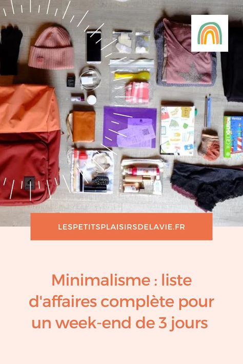 Mon chéri et moi revenons tout juste de 3 jours en Italie. Pour des raisons pratique et minimaliste, nous avons choisi de pas prendre juste un sac à dos de ville. Le défi était lancé : réaliser une liste pour voyager léger en avion et faire rentrer toutes mes affaires pour 3 jours dans mon sac à dos de voyage minimaliste. Liste d'affaires minimaliste pour voyager léger en avion | Week-end de 3 jours Easy Jet, Sac Week End, Green Lifestyle, City Break, Week End