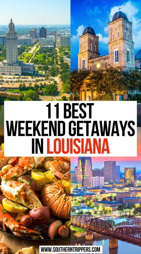 11 Best Weekend Getaways In Louisiana | romantic weekend getaways in louisiana | weekend getaways louisiana | weekend getaways from louisiana | weekend getaways near louisiana | Things to do in louisiana | New orleans vacation | weekend trips in louisiana | louisiana weekend trips | louisiana travel | #weekendgetaways #louisiana Fun Weekend Getaways, Things To Do In Louisiana, Louisiana Vacation, Best Weekend Trips, New Orleans Vacation, Louisiana Travel, Best Weekend Getaways, Romantic Weekend Getaways, Travel Bucket List Usa