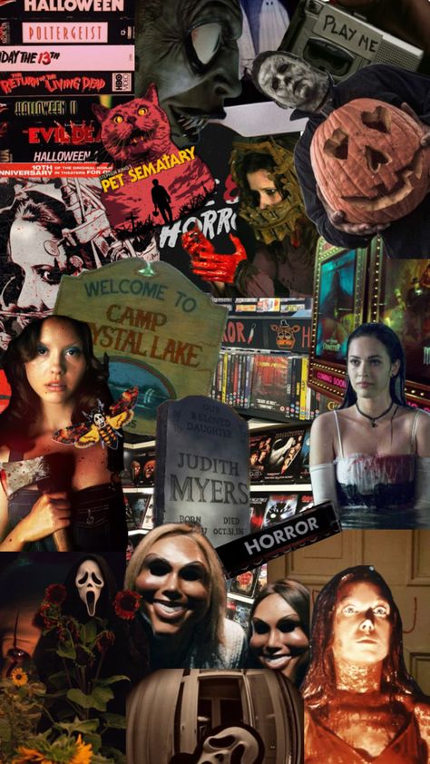 Horror movie collage Horror Movie Collage, Movies Collage, Movie Collage, Z Wallpaper, Horror Movie, Horror Movies, Collage, Halloween, The Originals