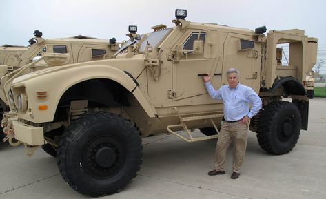 Oshkosh M-ATV ready to ship. Taken at the Oshkosh Corp. plant, Oshkosh WI. www.oshkoshdefense.com/products/5/m-atv Oshkosh Jltv, Us Army Trucks, Us Army Vehicles, Armored Truck, Army Truck, Military Armor, Work Gear, Big Rig Trucks, Army Vehicles